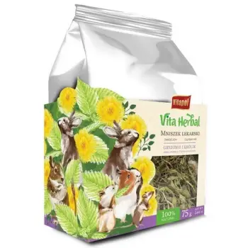 Vitapol Vita Herbal Mniszek lekarski ziele dla gryzoni i królika 75g