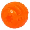 Dingo Zabawka dla psa - Smakowita piłka z rowkami 7,5cm pomarańczowa