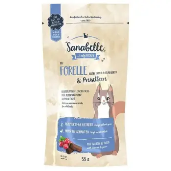 Sanabelle Snack Pstrąg & Borówka 55g