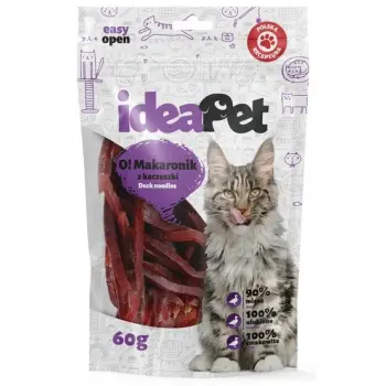 IdeaPet O! Kot Makaron z kaczki 60g