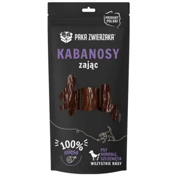 Paka Zwierzaka Kabanosy Zając 3szt 80g