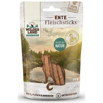 Wildes Land Cat Fleischsticks Ente 50g