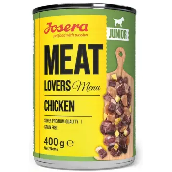 Josera Meat Lovers Menu Junior Kurczak puszka 400g