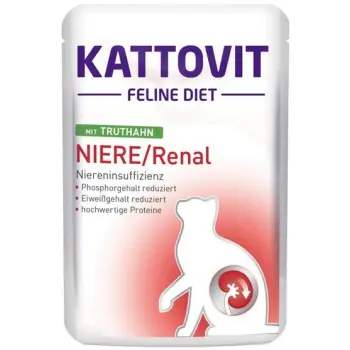 Kattovit Feline Diet Niere/Renal indyk saszetka 85g