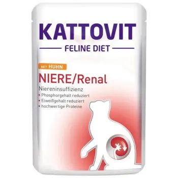 Kattovit Feline Diet Niere/Renal kurczak saszetka 85g