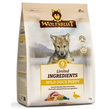 Wolfsblut Dog Limited Ingredients Wild Duck Puppy kaczka i bataty 1kg