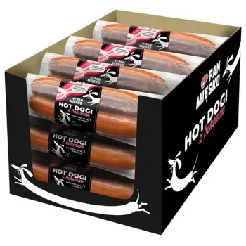 Pan Mięsko Przysmak dla psa - Hotdogi z bekonem Adult 220g