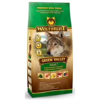 Wolfsblut Dog Green Valley jagnię, łosoś i ziemniaki 2kg