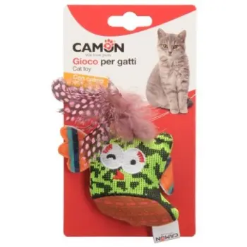 Camon Cat Toy Ptaszek z dzwonkiem i kocimietką 10cm