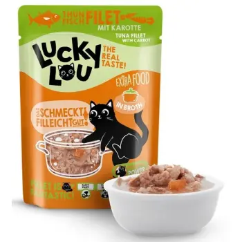 Lucky Lou Extrafood Tuńczyk i marchewka w bulionie saszetka 70g