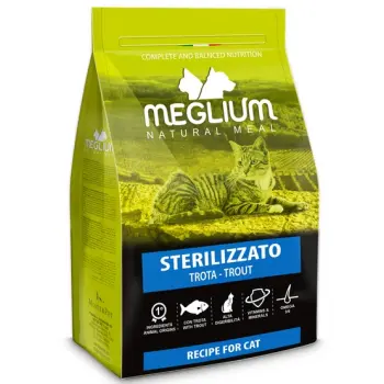 Meglium Cat Adult Neutered Trout 10kg