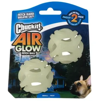 Chuckit! Max Glow Air Fetch Ball Small 2pak [36188]