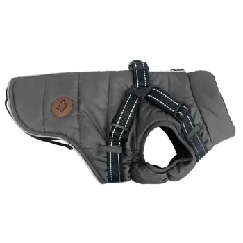 Zolux Kurtka puchowa z szelkami dla psa R.30 szara