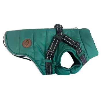 Zolux Kurtka puchowa z szelkami dla psa R.30 niebieska