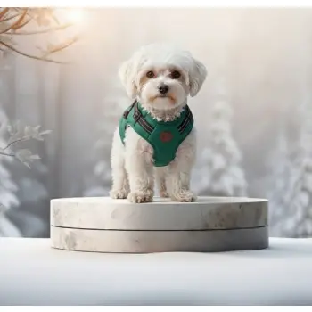 Zolux Kurtka puchowa z szelkami dla psa R.35 niebieska