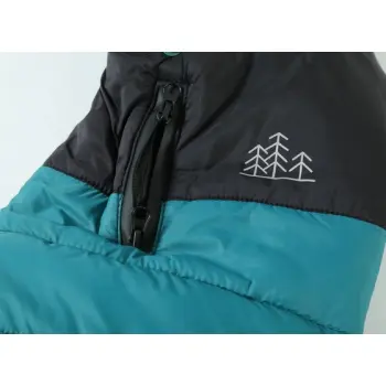 Zolux Kurtka puchowa z szelkami dla psa R.40 niebieska