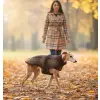 Zolux Kurtka w kratę dla psa Cheverny R.35 brązowa