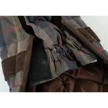 Zolux Kurtka w kratę dla psa Cheverny R.45 brązowa