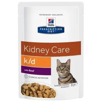 Hill's PD Prescription Diet Feline k/d Kidney Care Wołowina 85g