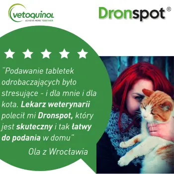 Bayer Dronspot Krople Na Robaki I Pasożyty 2x1,12ml