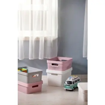 Curver Infinity Pojemnik Z Przykrywką Biały 30l