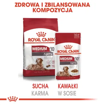 ROYAL CANIN Medium Ageing 10+ 10x140g