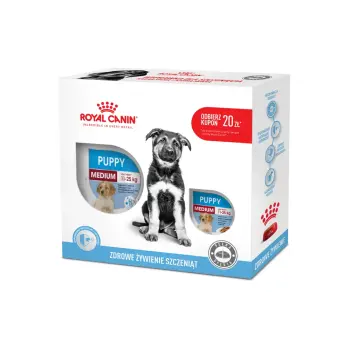 ROYAL CANIN Wyprawka dla szczenięcia MEDIUM PUPPY + kupon rabatowy 20zł!!!