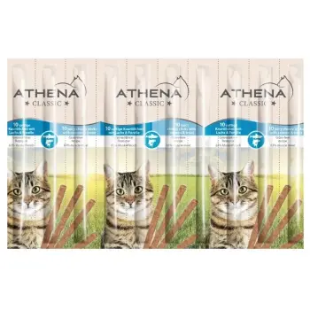 Athena Soczyste Pałeczki do Żucia z Łososiem i Pstrągiem 50g (10 szt.)