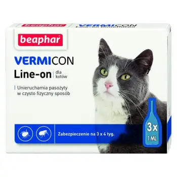 BEAPHAR VERMICON Line-on Kot 3x1ml