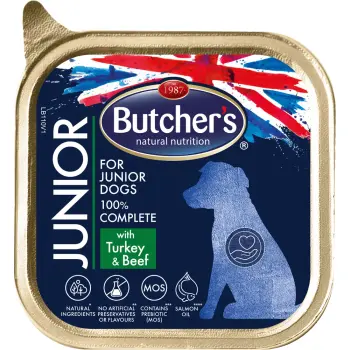 Butcher's Functional Dog Junior Z Indykiem I Wołowiną Pasztet 150g