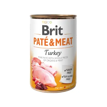 Brit Pate & Meat Z Indykiem 400g