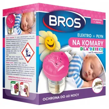 Bros Płyn Do Elektro Na Komary Dla Dzieci Od 1 Roku Życia 40ml