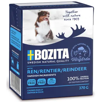 BOZITA Dog Renifer W Galarecie 370g