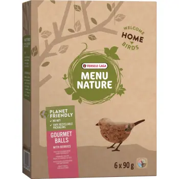 Versele-Laga Menu Nature Gourmet Balls With Berries 6x90g