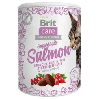 Brit Care Cat Snack Superfruits Salmon 100g