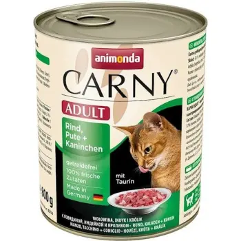 Animonda Cat Carny Adult Wołowina, Indyk I Królik 800g