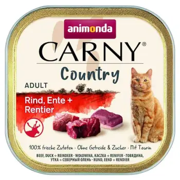 ANIMONDA Carny Country Adult Wołowina, Kaczka i Renifer 100g