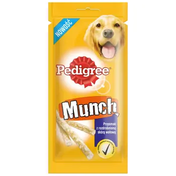 PEDIGREE Munch 48g - przysmak dla psów z rozdrobnioną skórą wołową