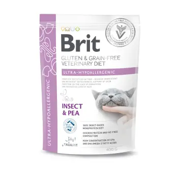 Brit GF Veterinary Diets Cat Gluten & Grain Free Ultra-Hypoallergenic 400g