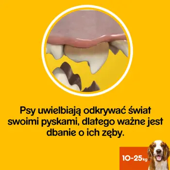 PEDIGREE DentaStix (średnie rasy) przysmak dentystyczny dla psów 3 szt. - 77g