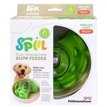 Pet Dream House Spin Ufo Maze Green Tricky Miska Interaktywna 2l