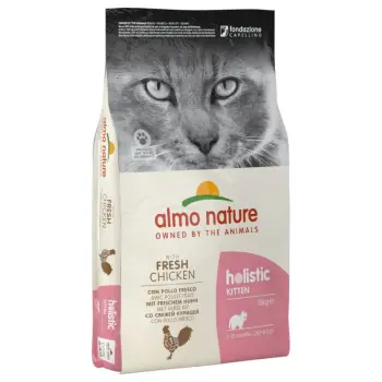 ALMO NATURE Holistic Kitten Z Kurczakiem 12kg