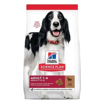 Hill's SP Science Plan Canine Adult Medium Breed Jagnięcina I Ryż 14kg