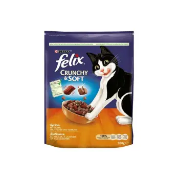 Felix Crunchy & Soft Kurczak I Indyk Z Warzywami 950g