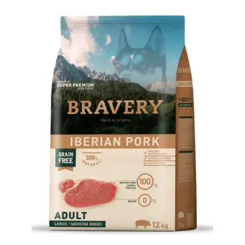 Bravery Grain Free Adult Medium Large Iberian Pork 12kg