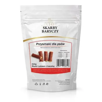 SKARBY BARYCZY Rurki ryżowe z kaczki 500g