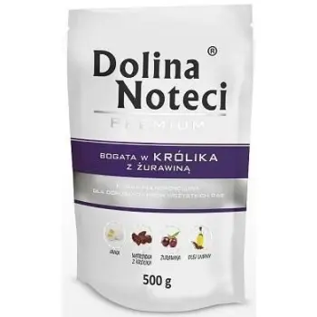 Dolina Noteci Premium Królik Z Żurawiną 500g