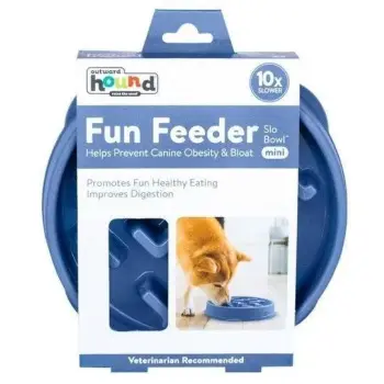 FUN FEEDER -Mini Miska spowalniająca jedzenie Niebieska