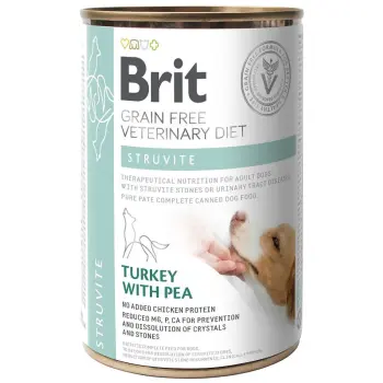 Brit Green Free Veterinary Diet Dog Struvite Indyk Z Groszkiem 400g