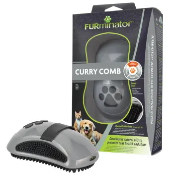 FURMINATOR Curry Comb Gumowe Zgrzebło